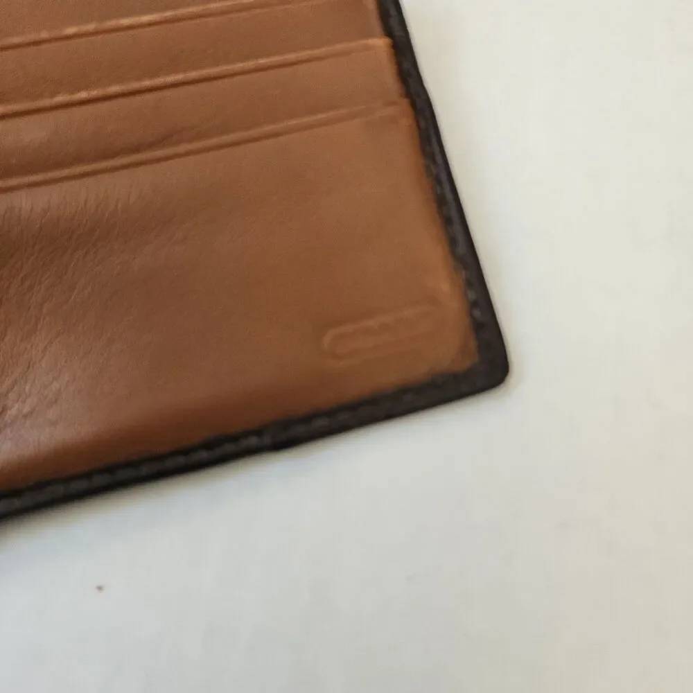 Coach Men's Compact Wallet Leather